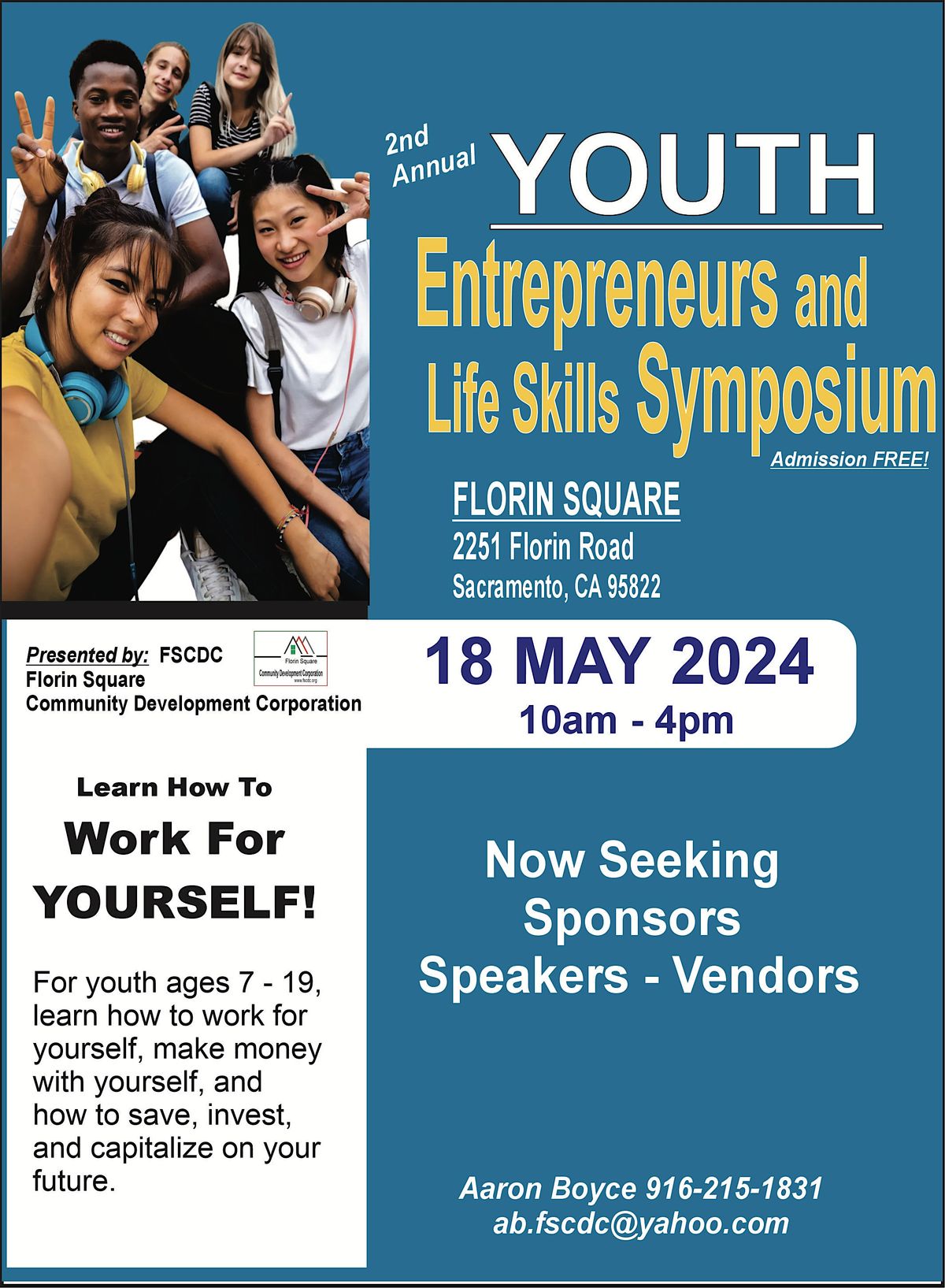 Youth Entrepreneurs and Life Skills Symposium