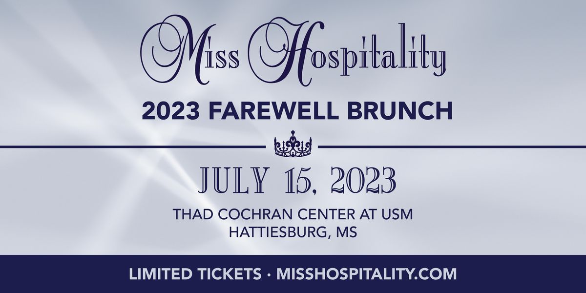 2023 Mississippi Miss Hospitality Farewell Brunch