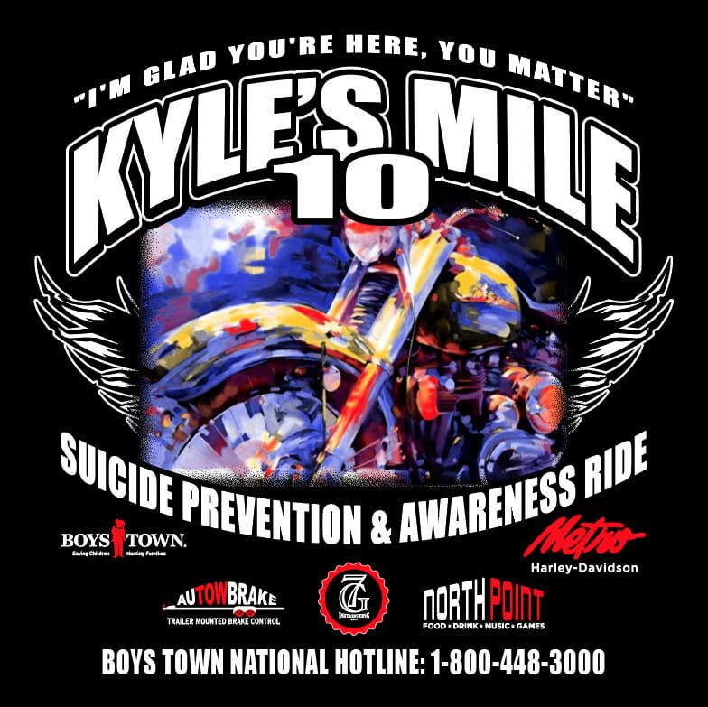 Kyle's Mile 10 Suicide Awareness & Prevention ride