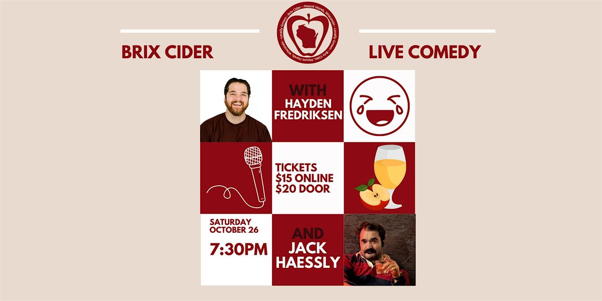 Comedy Night at Brix Cider