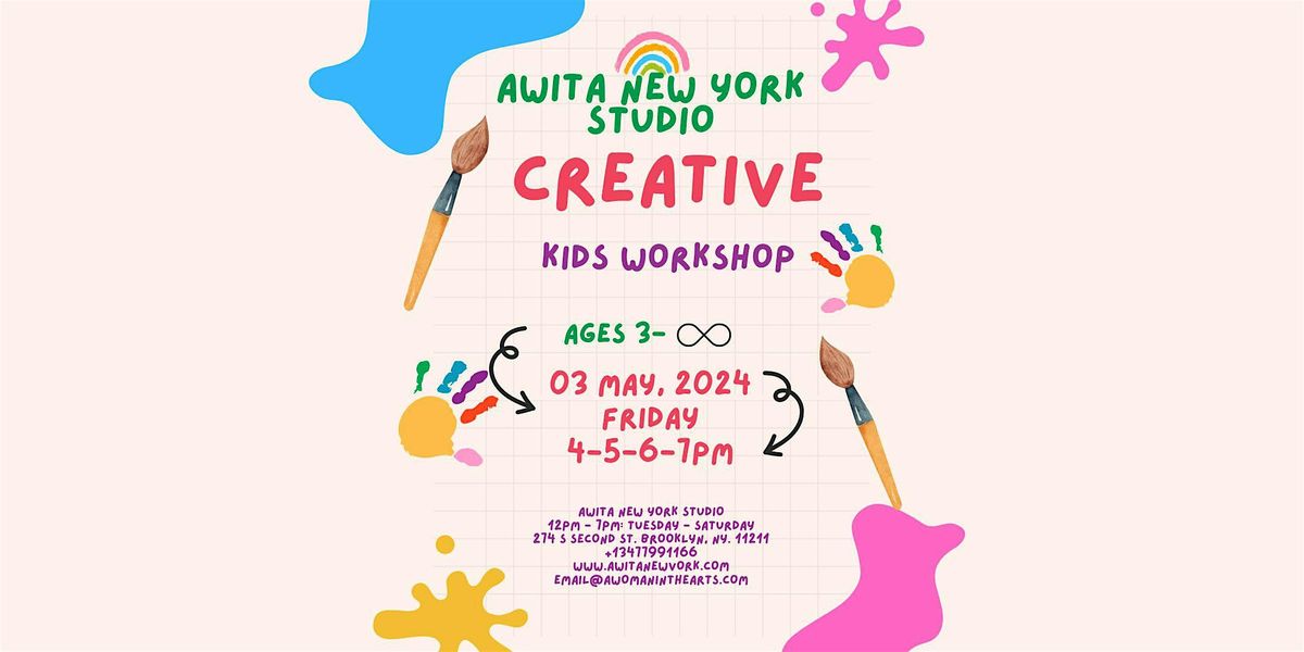 "Creative Kids: Fun and Colorful Paint Class"