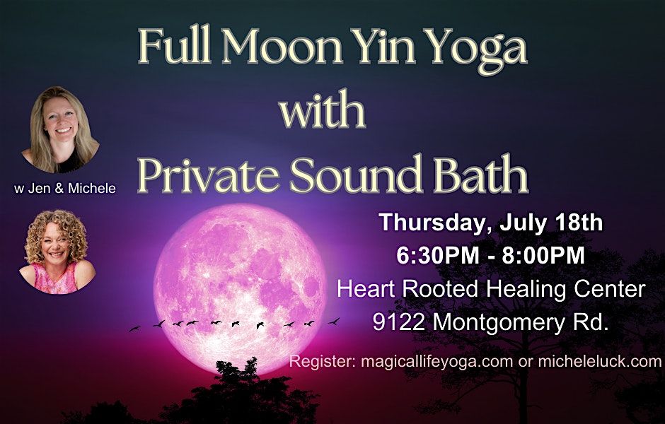 Full Moon Yin Yoga with Private Sound Bath