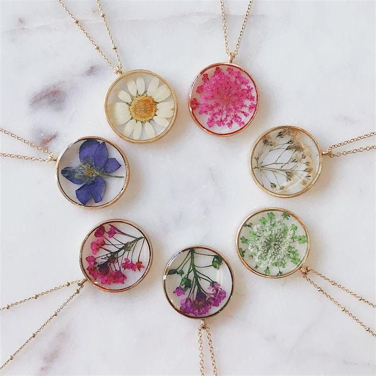 Botanical Resin Jewelry Making