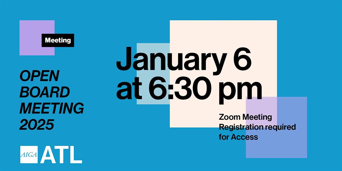 AIGA ATL Meet the Board - January 2025