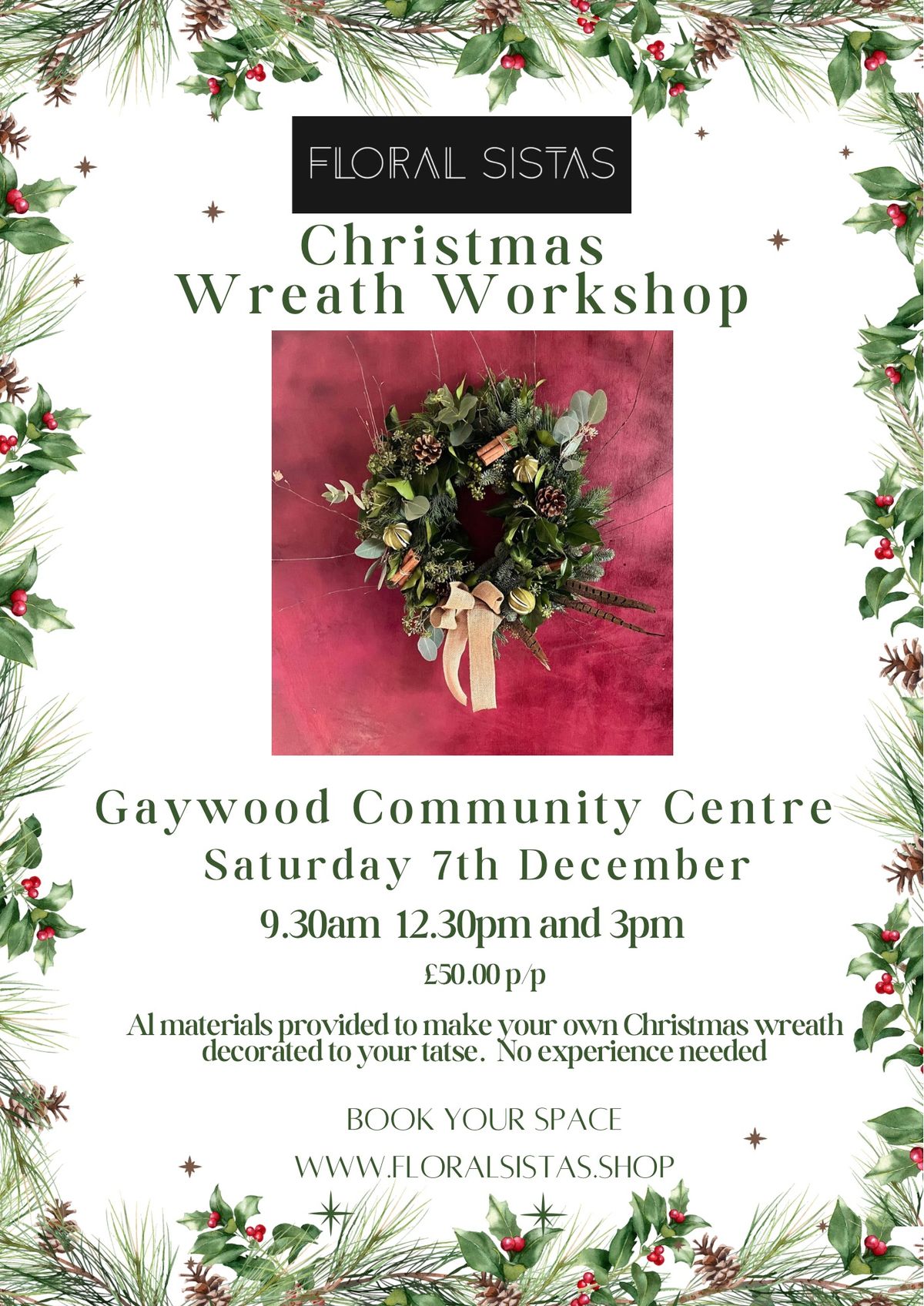 Christmas Wreath Workshops