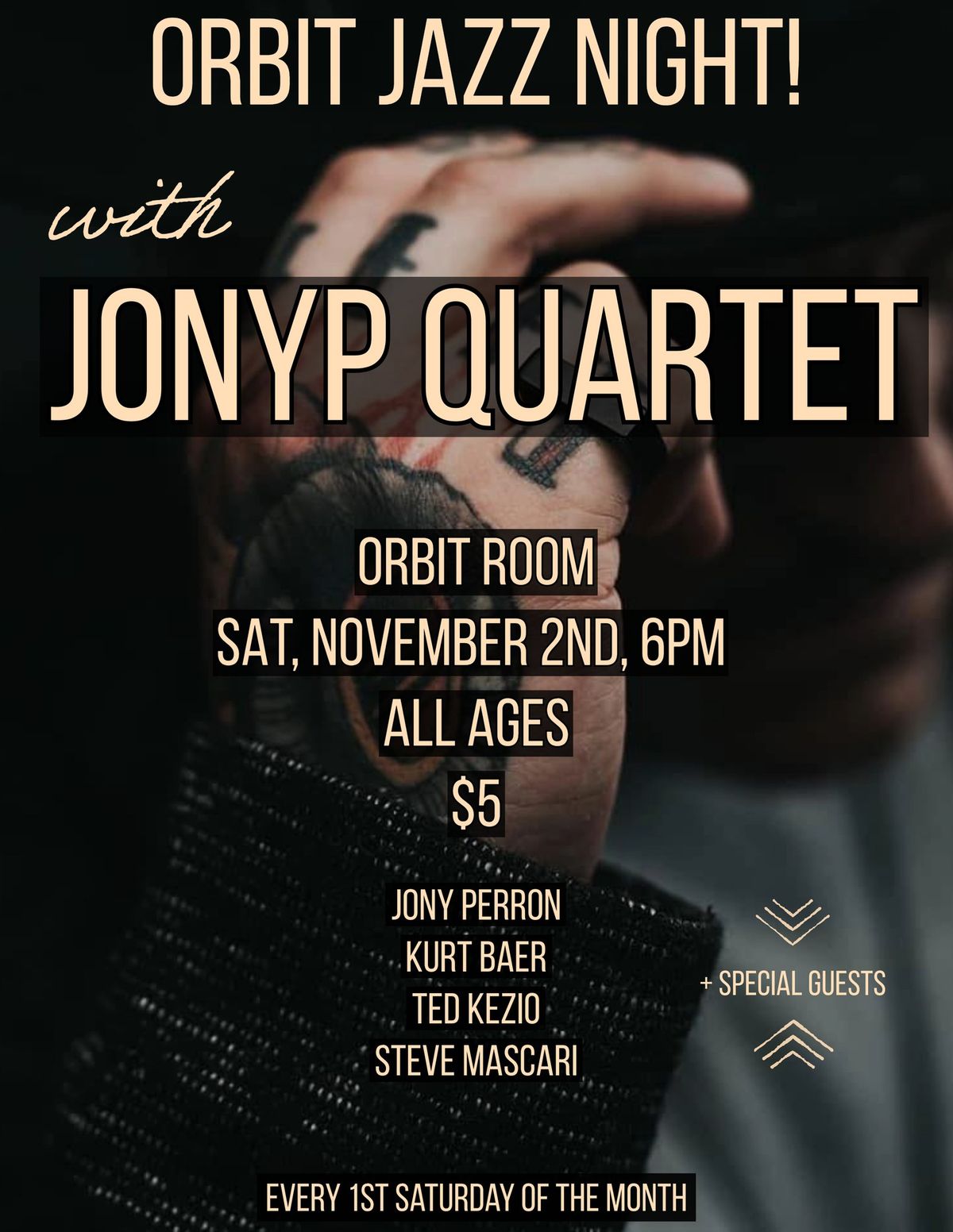 Orbit Jazz Night! - with JonyP quartet