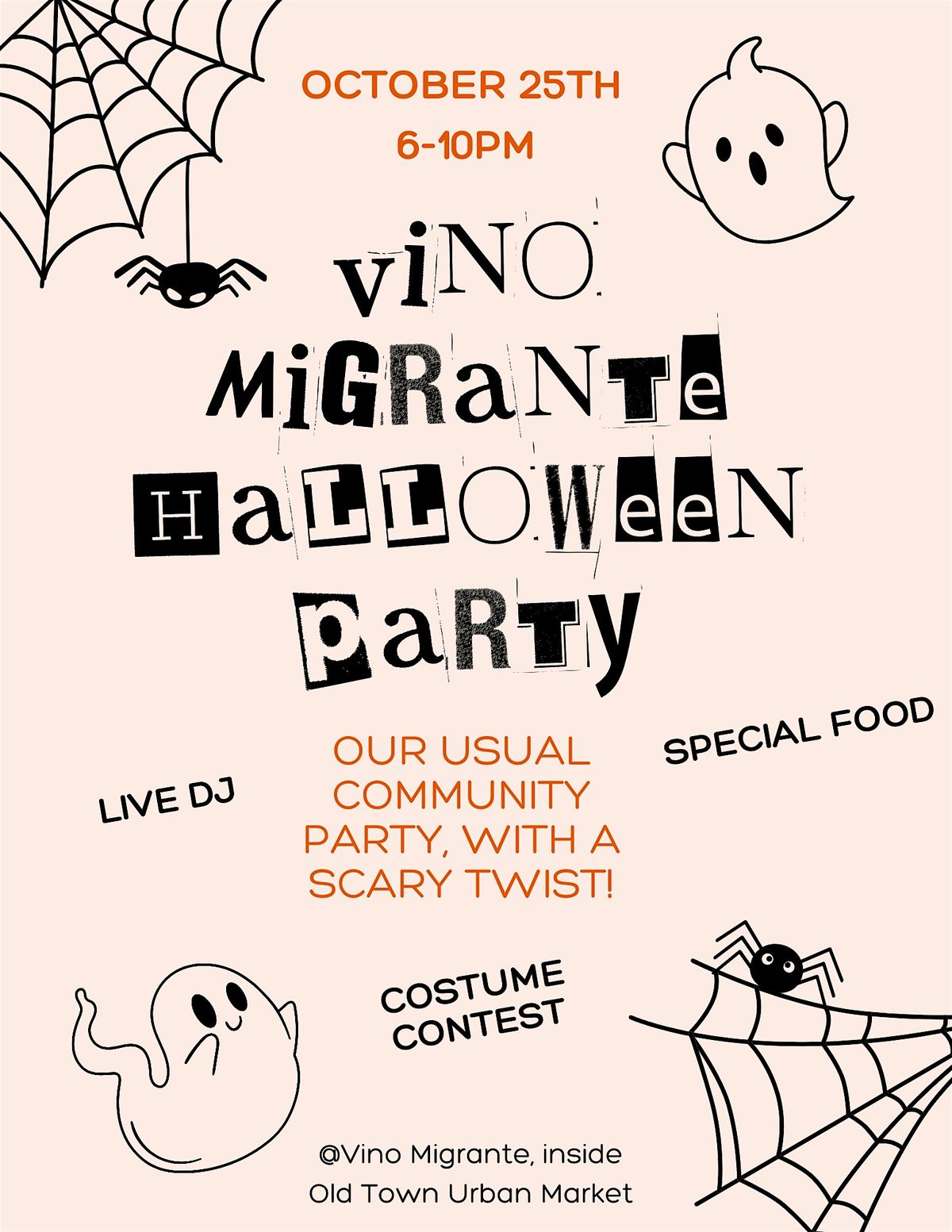 Vino Migrante Halloween Party