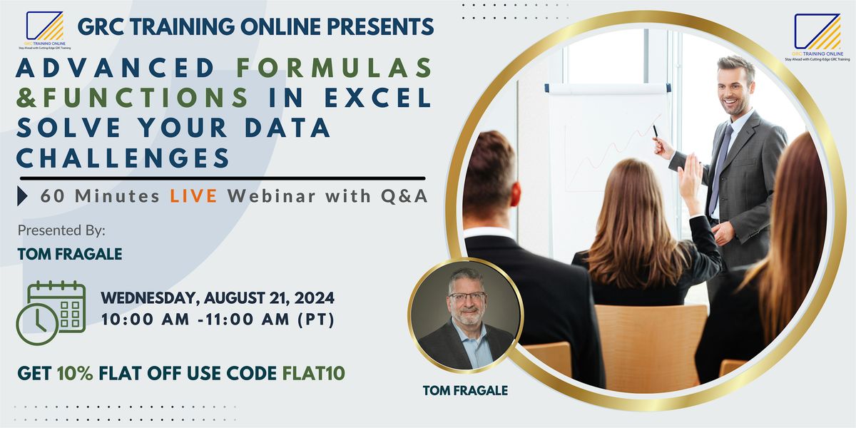 Advanced Formulas & Functions in Excel: Solve Your Data Challenges