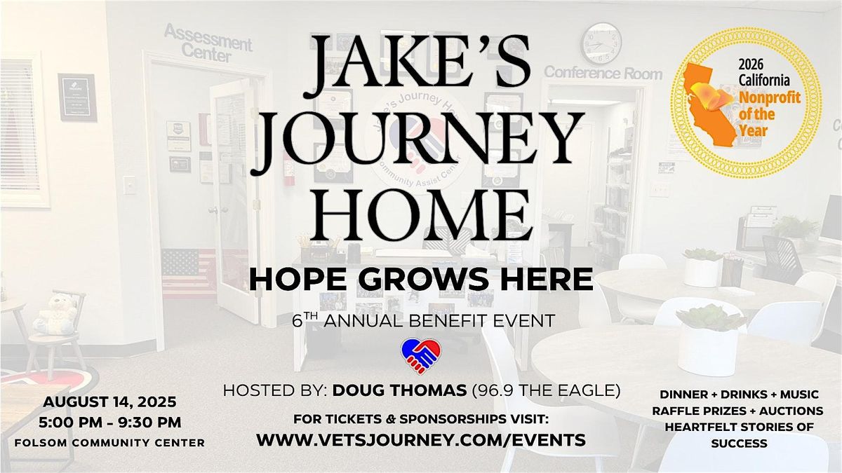 An Evening with Jake's Journey Home - 6th Annual Benefit Event
