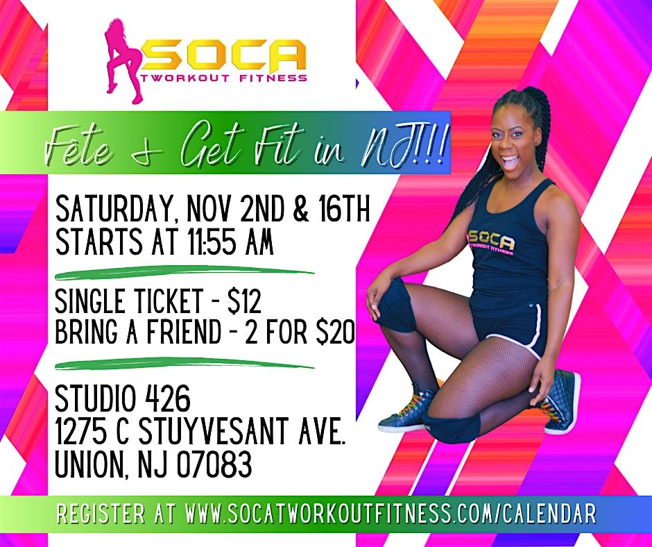 Soca Tworkout Fitness: F\u00eate and Get Fit in Union, NJ!!!