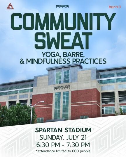 Community Sweat at Spartan Stadium