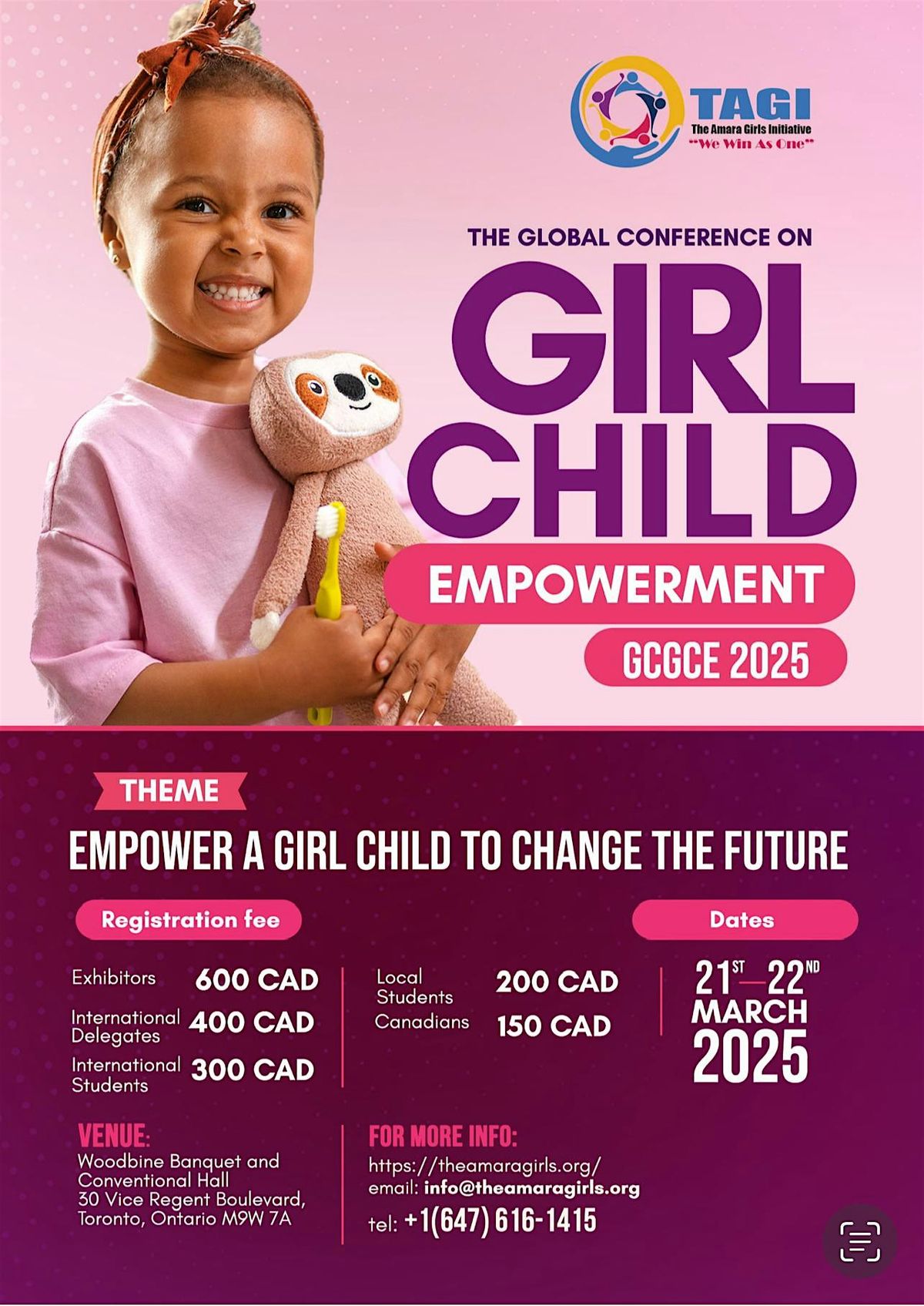 THE GLOBAL CONFERENCE ON GIRL CHILD EMPOWERMENT, (GCGCE 2025) TORONTO