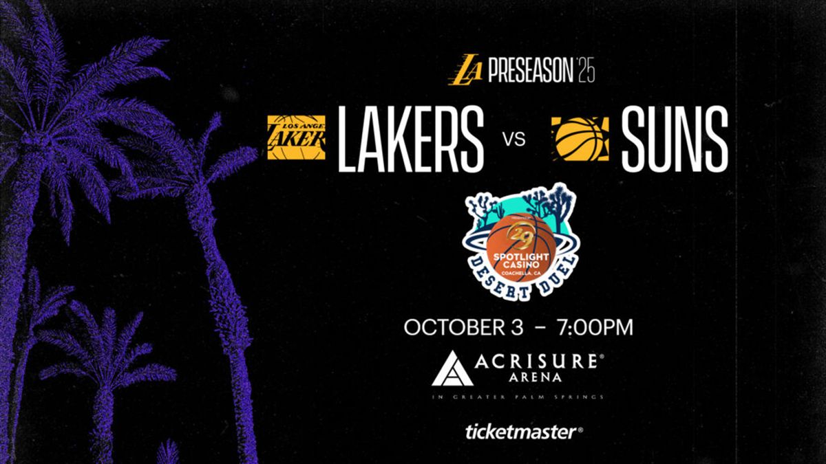 Phoenix Suns at Los Angeles Lakers at Crypto.com Arena