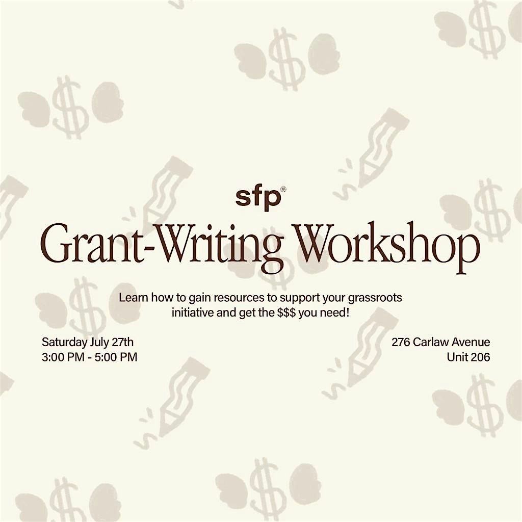 Grant Writing Workshop