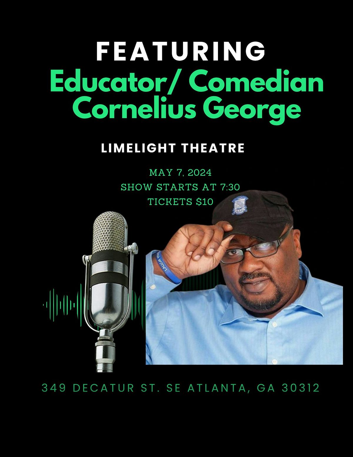 Educator\/Comedian Cornelius George featuring on Decatur St.