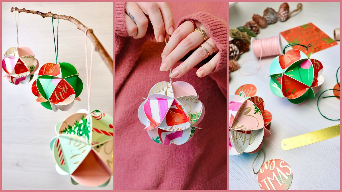 ReCrafted Christmas Rua Red Arts Centre- Card Bauble Workshop