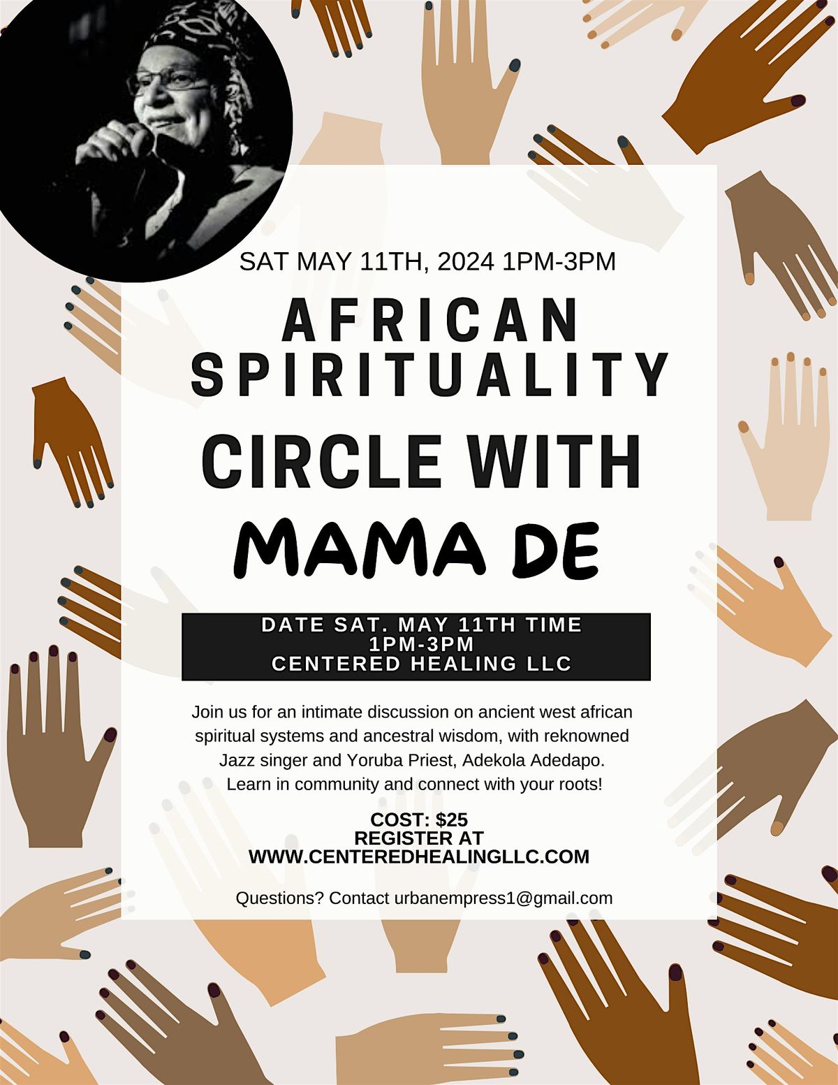 African Spirituality Circle with MAMA DE