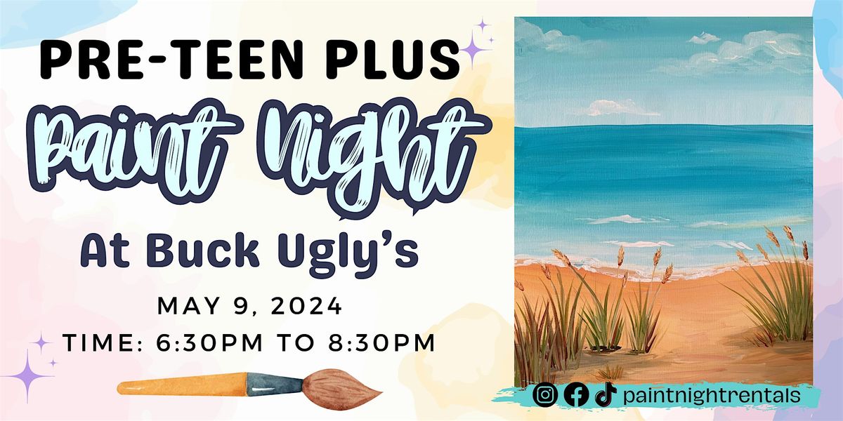 Conrad's Beach Paint Night at Buck Ugly's