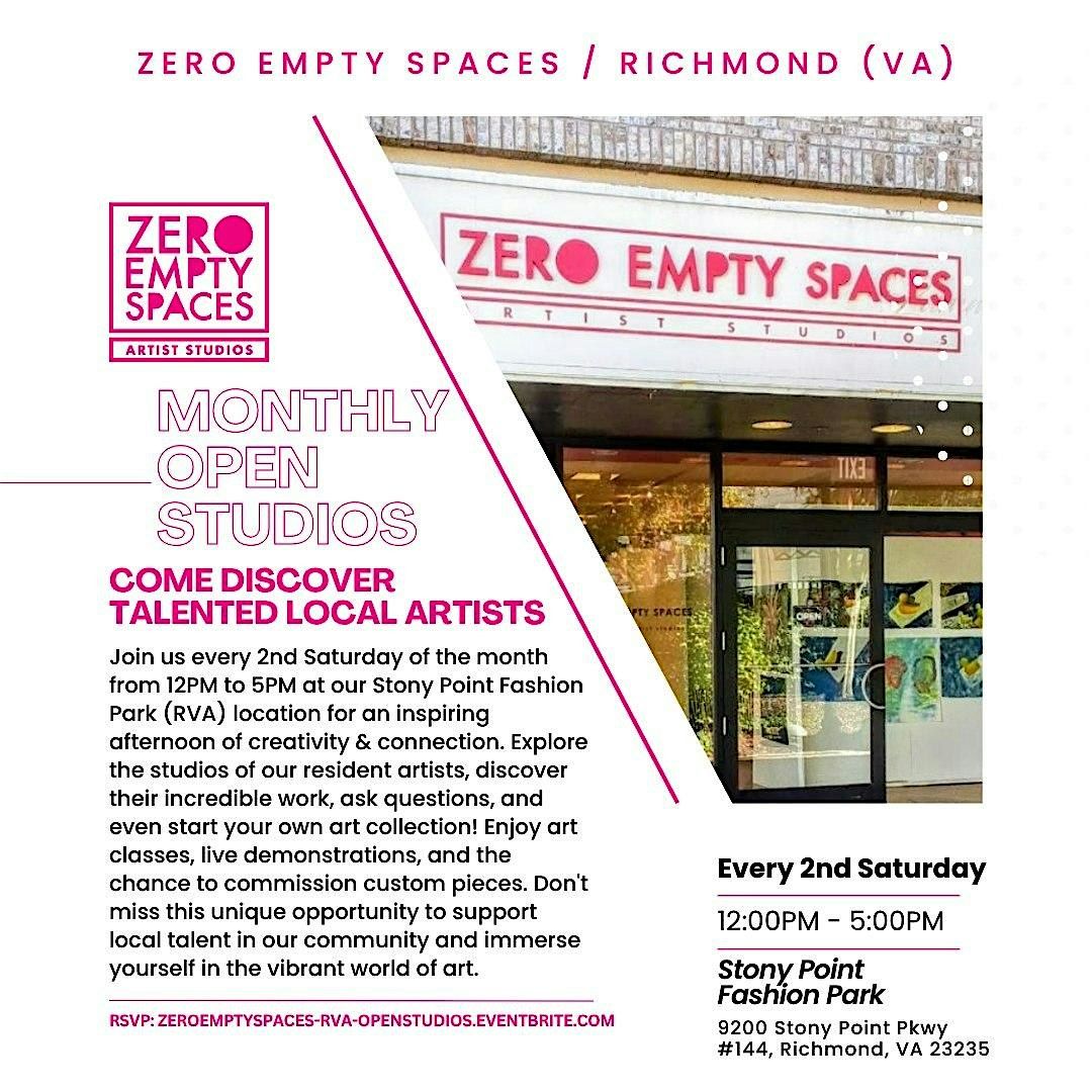 Zero Empty Spaces (Richmond, Virginia) Open Studios