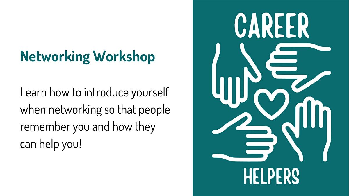 Career Helpers Networking Workshop for Job Seekers