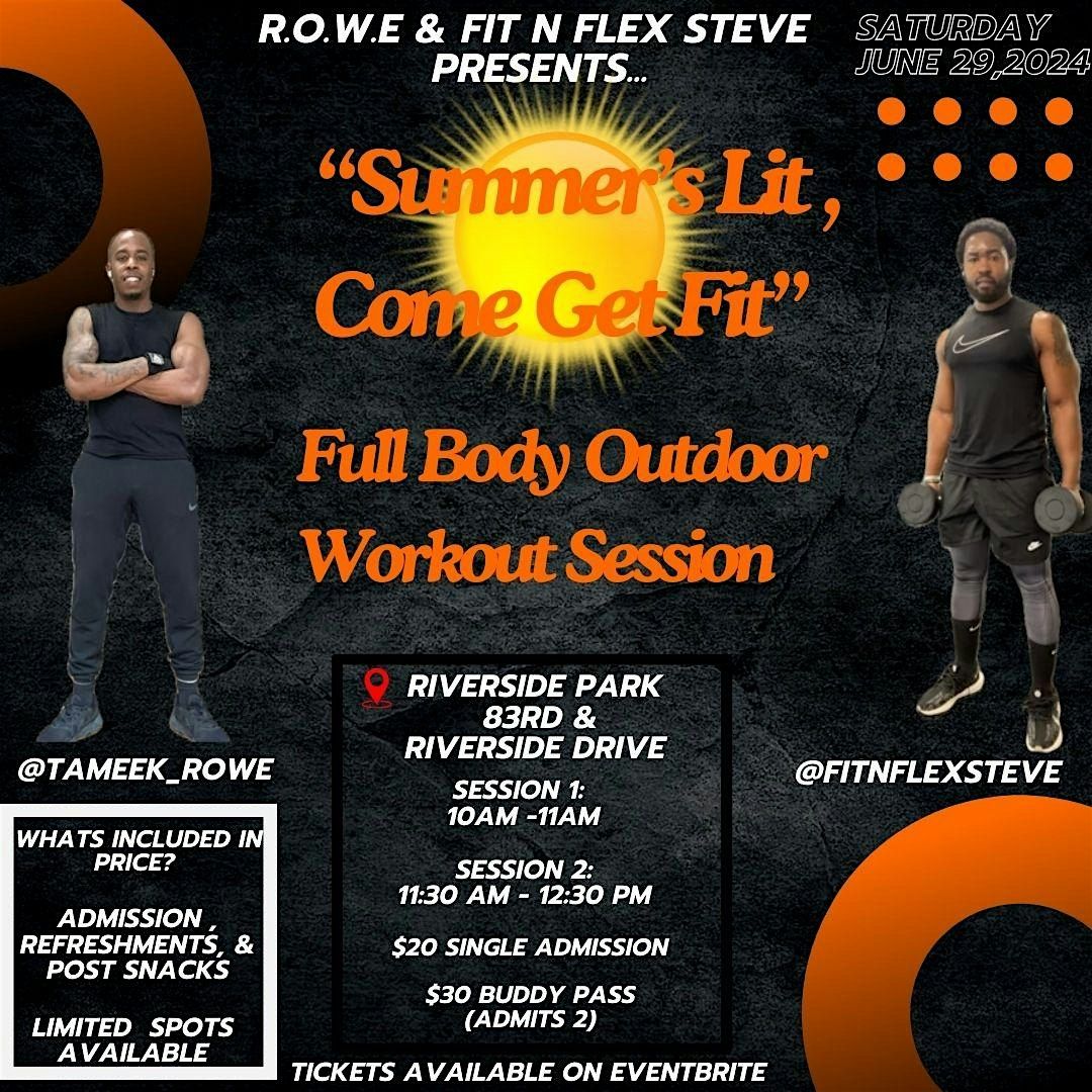 R.O.W.E & FIT N FLEX STEVE PARK FITNESS, Riverside Park , 83RD AND ...