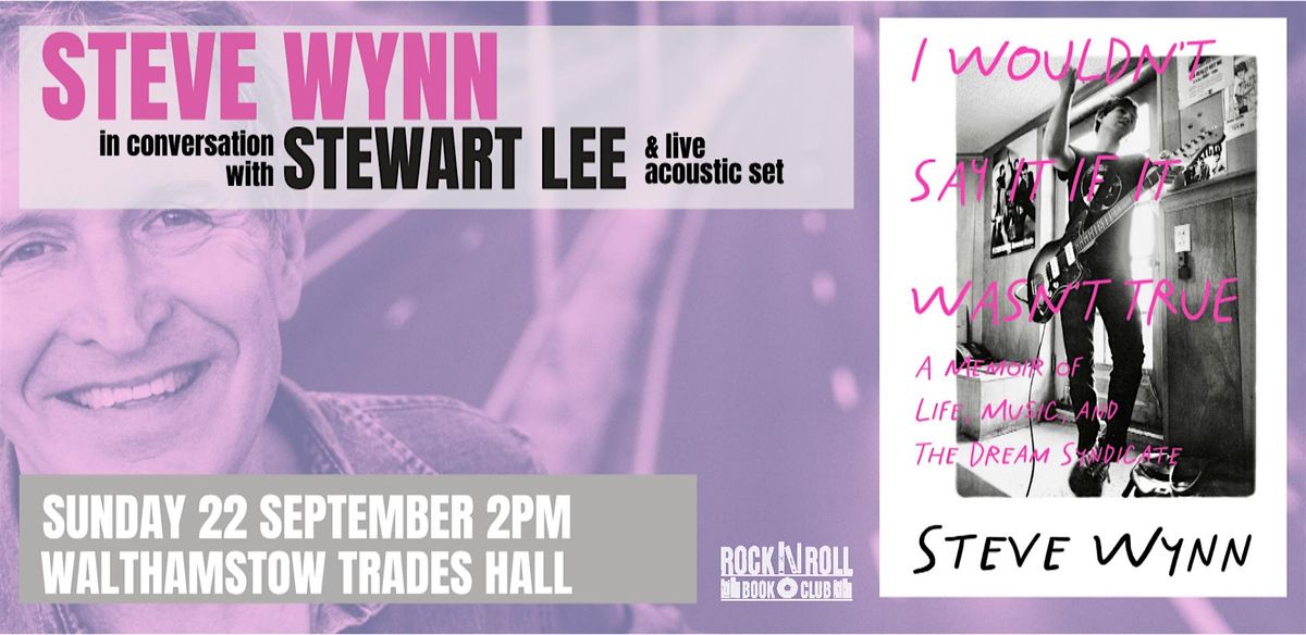 STEVE WYNN - LIVE and IN CONVERSATION with STEWART LEE