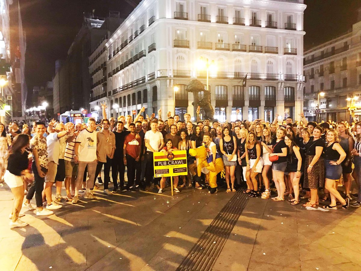 Pub Crawl Madrid Running since 2005 Bar Exploration (Private Groups)