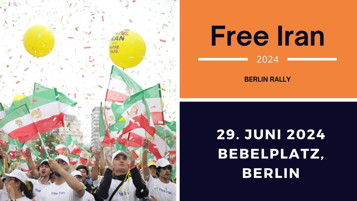 Free Iran Berlin Rally 2024