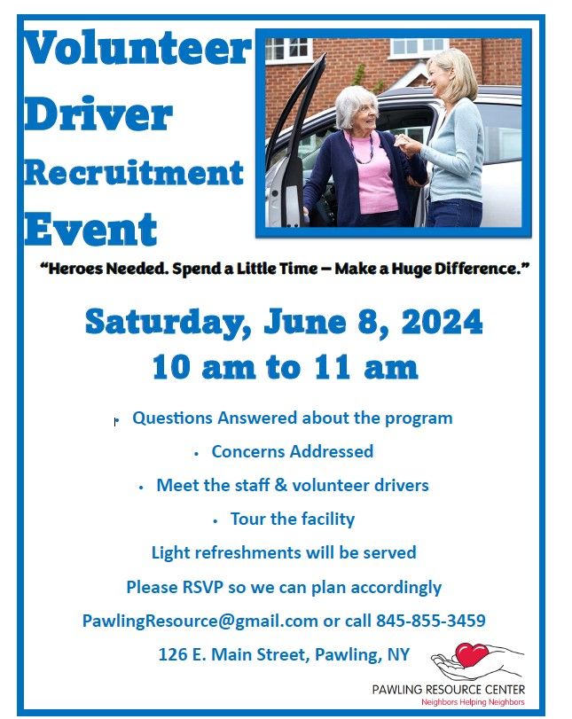 Volunteer Driver Recruitment Event