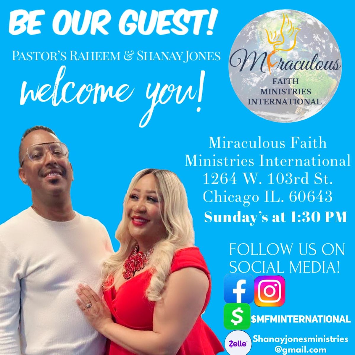 Miraculous Faith Ministries International Sunday Worship At 2PM