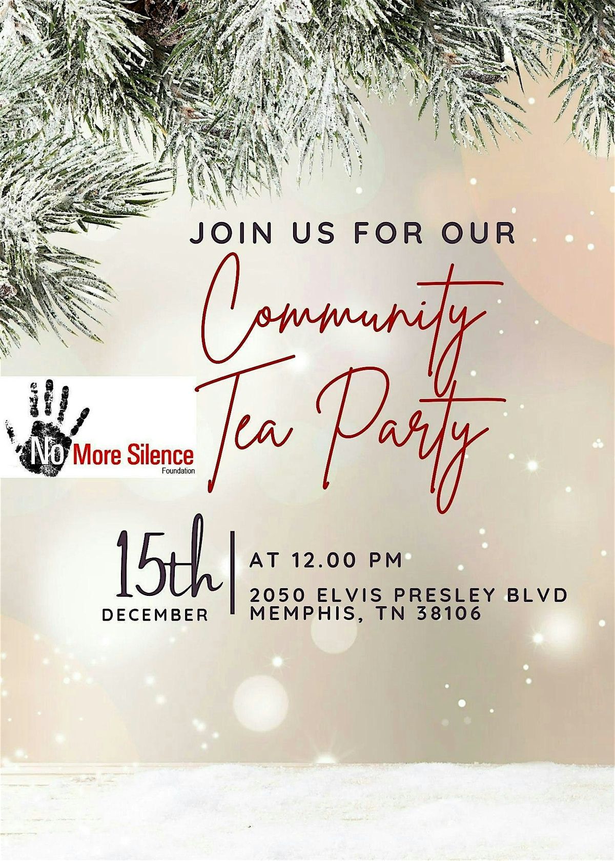 Community Holiday Tea Party