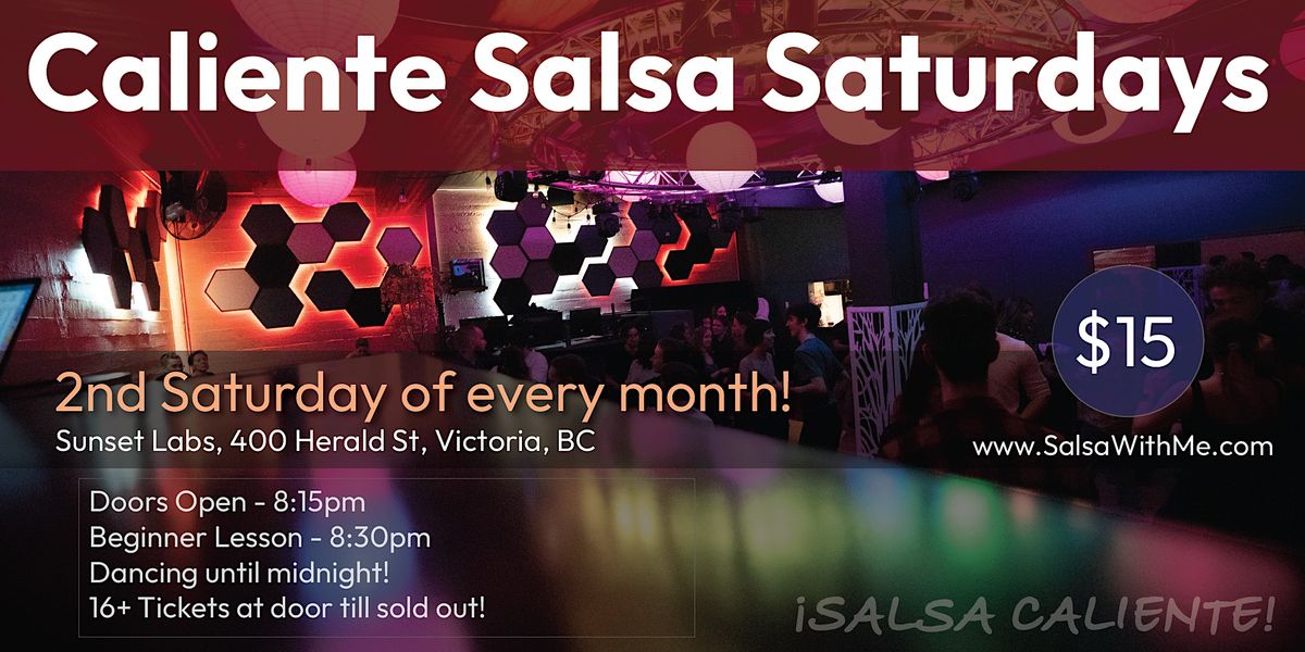Caliente Salsa Saturdays with special guest Tomas Guerrero from Santo Rico