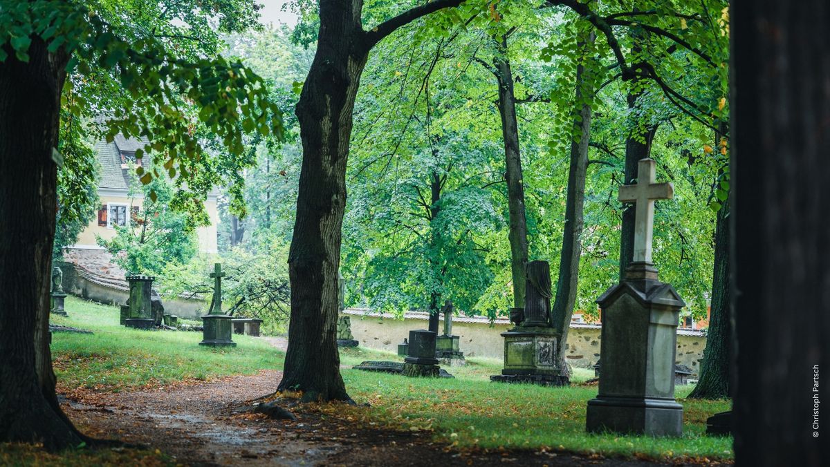 Vom Pestacker zum S\u00fcndenfall \u2013 Die etwas andere F\u00fchrung \u00fcber den barocken Nikolaifriedhof