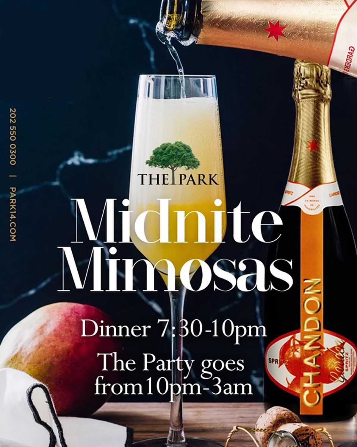 MIDNITE MIMOSAS Bottomless Mimosas Night Brunch Party, The Park at 14th, Washington, 17 June to
