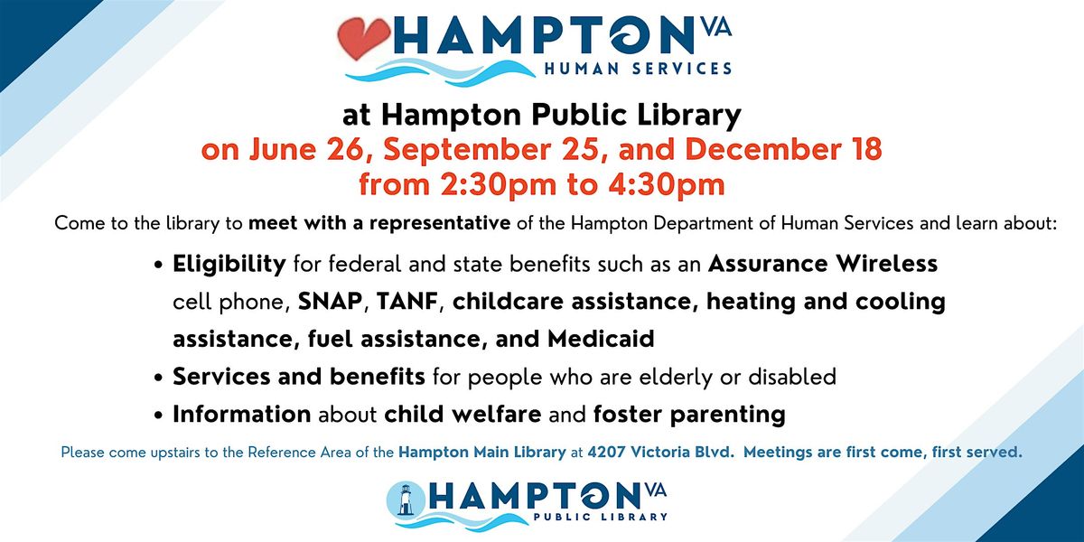 Human Services at the Hampton Public Library