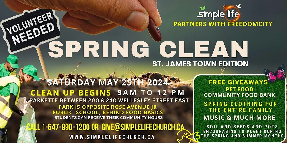 Spring Clean  St James Town Edition