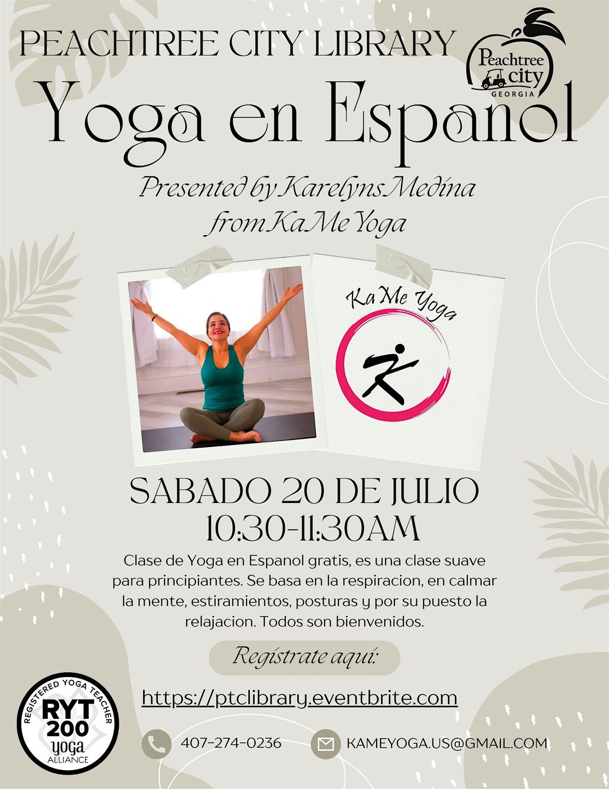 Yoga en Espanol (Yoga in Spanish) on the Plaza - July 2024