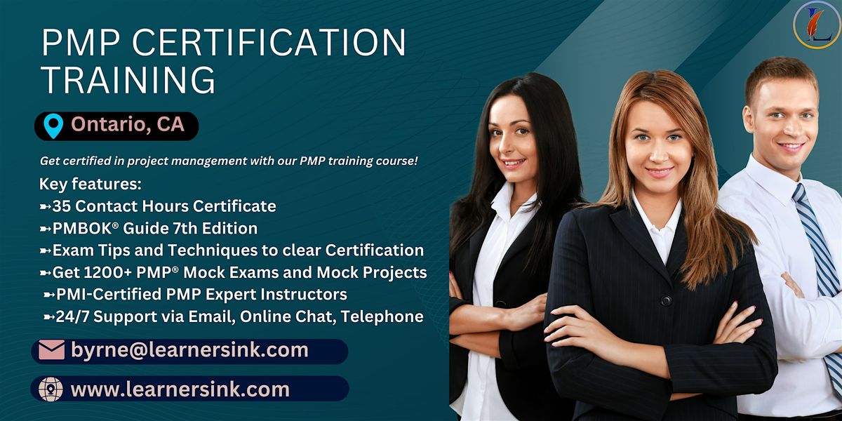 Raise your Career with PMP Certification In Ontario, CA