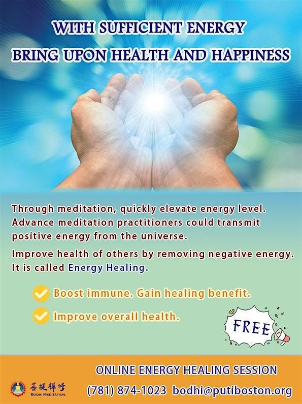 Free Energy Healing Session - an interactive program