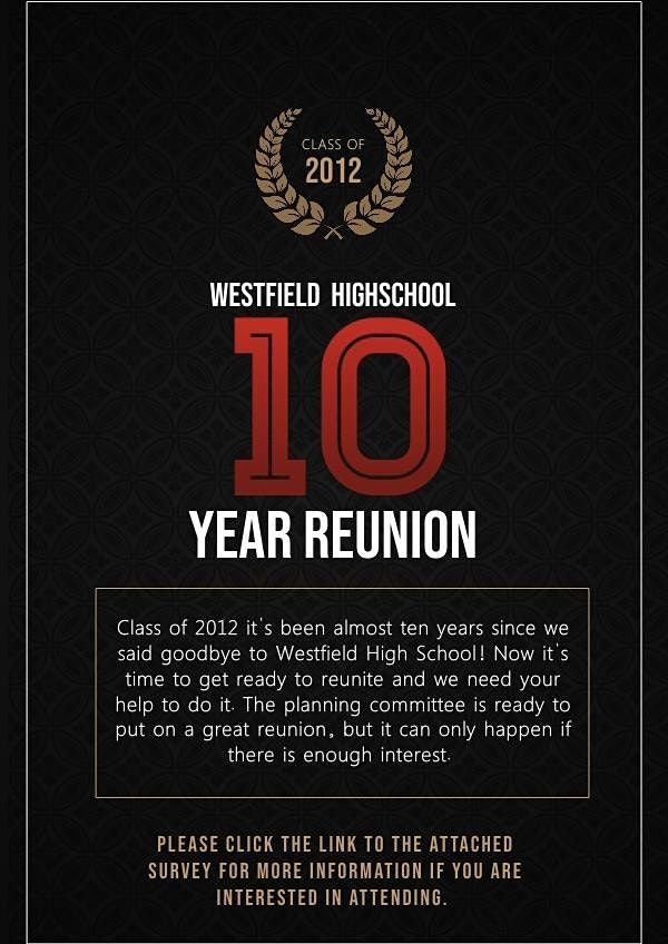 Westfield High School Class of 2012 Reunion