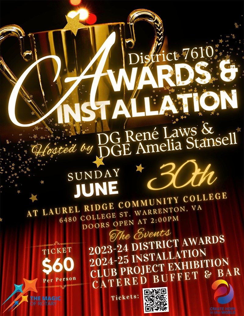 District 7610 Awards & Installation