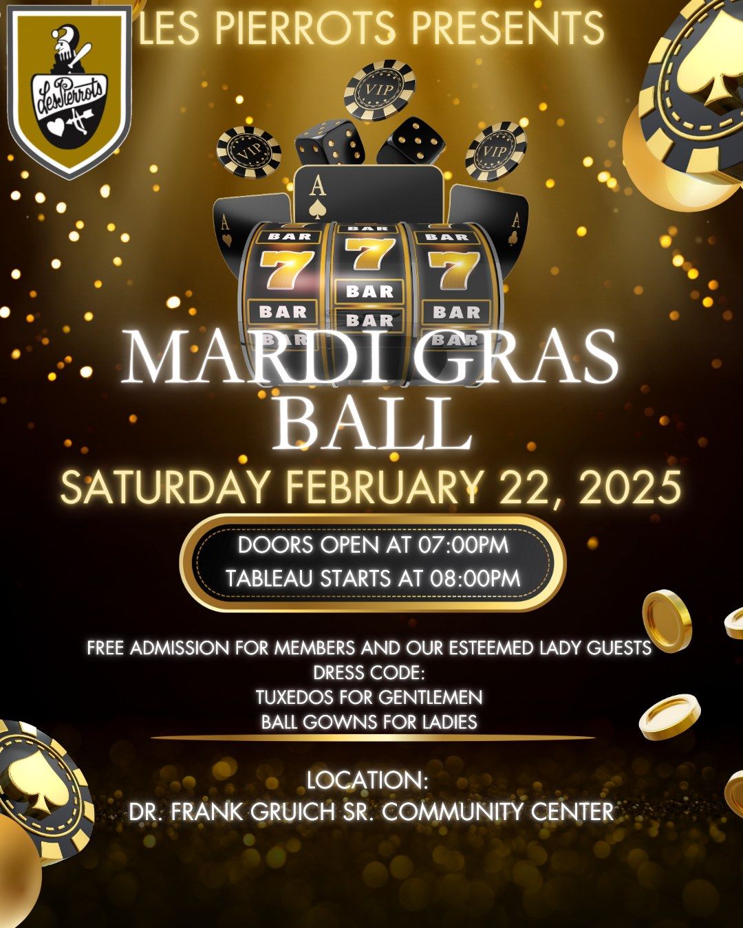 Les Pierrots 77th Annual Mardi Gras Ball