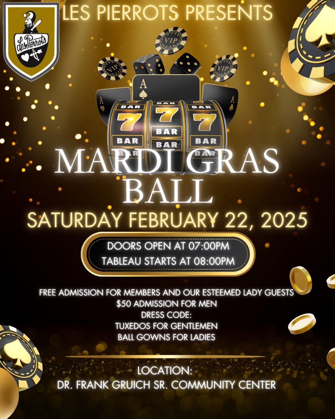 Les Pierrots 77th Annual Mardi Gras Ball