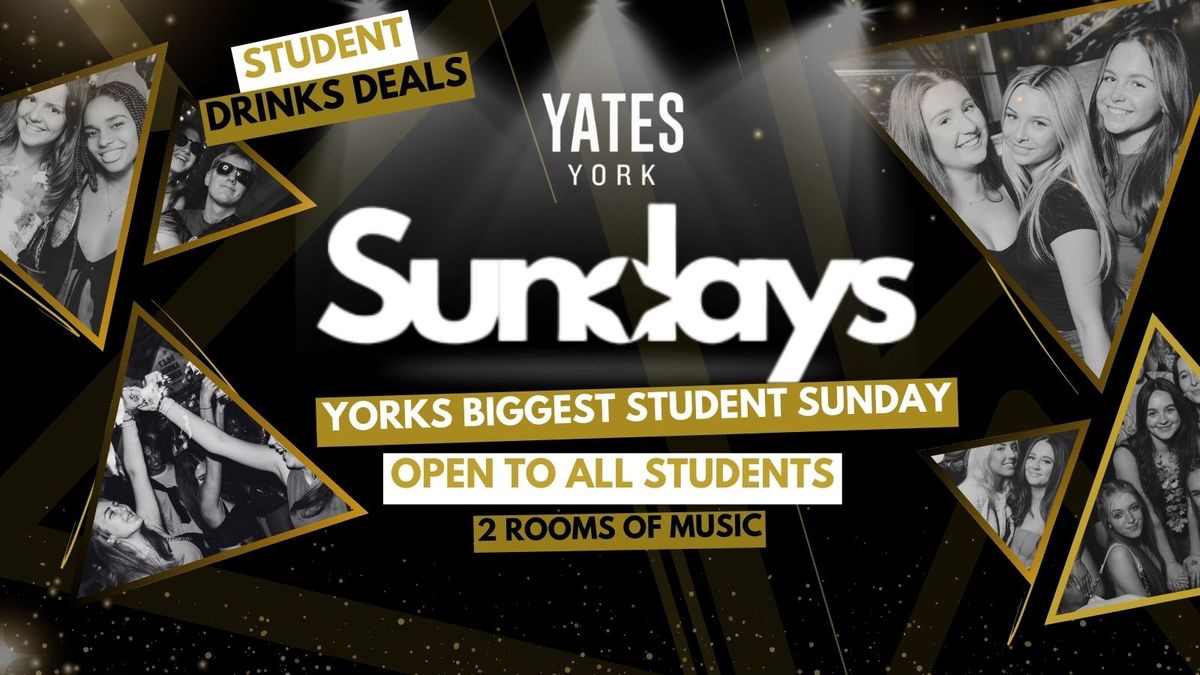 Student Sundays at Yates 