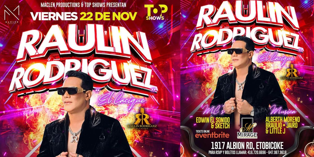 RAULIN RODRIGUEZ \u201cEl Cacique\u201d Live