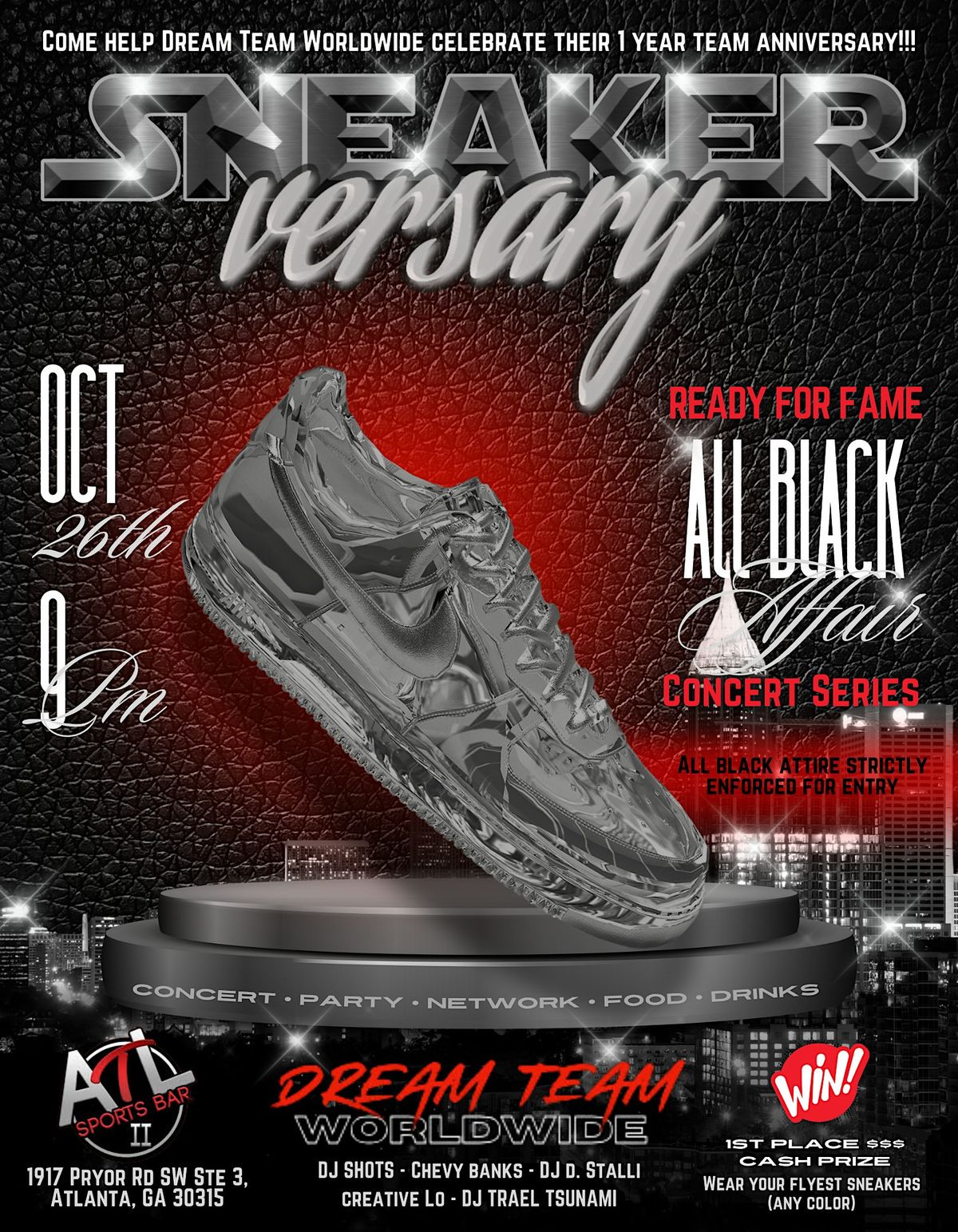 Ready For Fame: SNEAKER-VERSARY