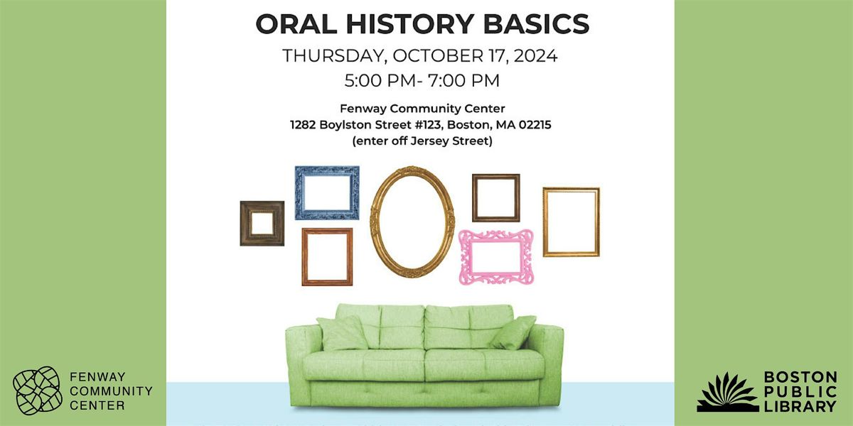 Oral History Basics w\/ BPL