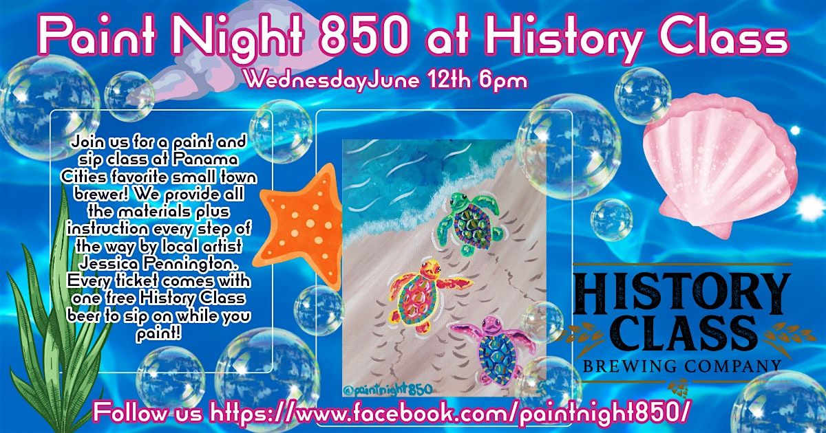 Paint Night 850 at History Class, History Class Brewing Company, Panama