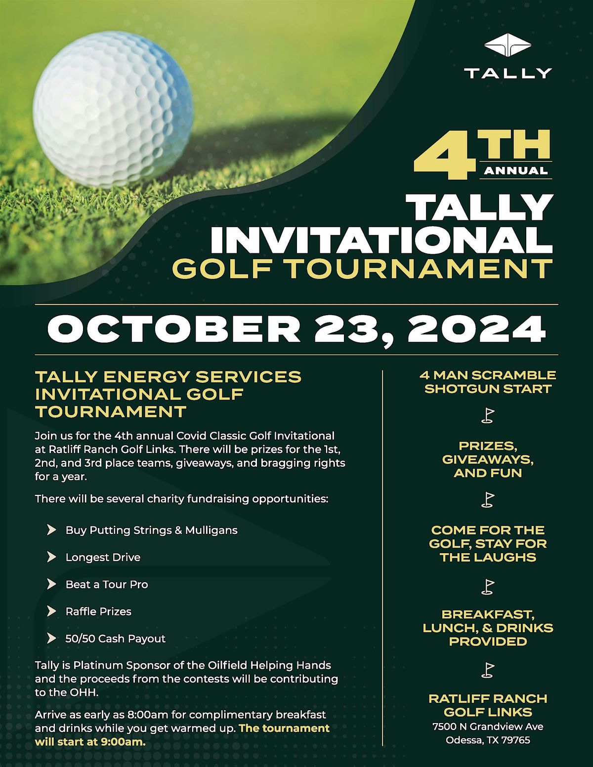 Tally Invitational Golf Tournament