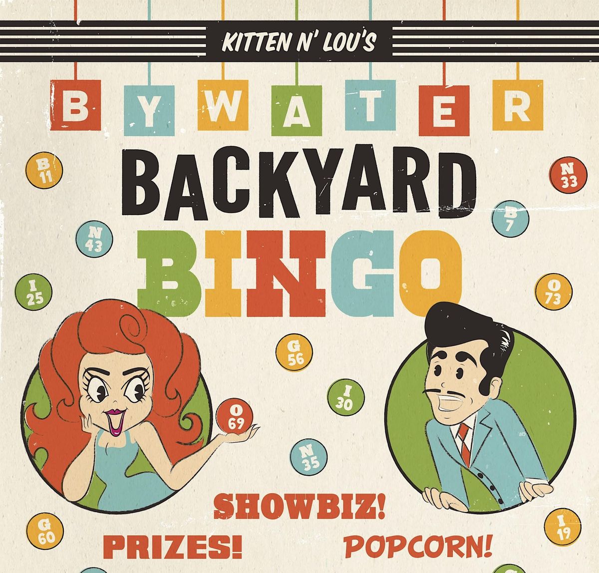 Kitten N' Lou's BYWATER BINGO with the BNA!